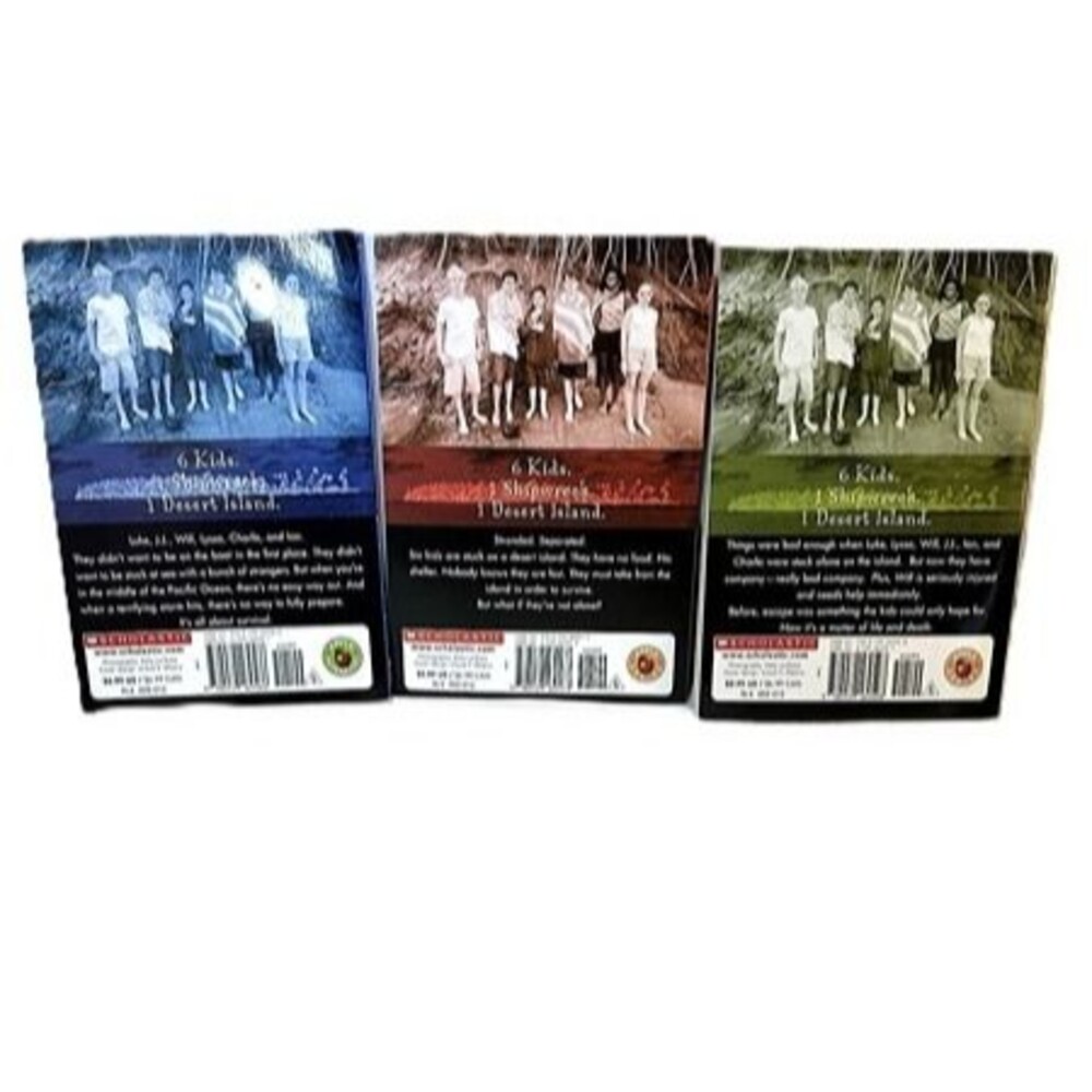 Gordon Korman ISLAND Trilogy Complete Set (Books 1-3) Scholastic PB Adventure Se - Picture 2 of 2